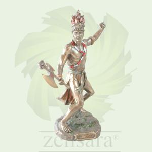 FIGURA ORISHA SHANGO BRONCE EN ZENSARA