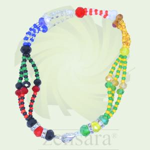 PULSERA ORISHA 7 POTENCIAS SANTO DE 3 HILOS EN ZENSARA