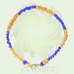 PULSERA ORISHA OCHOSI BROCHE PLATEADO 1 HILO EN ZENSARA