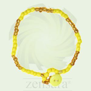 PULSERA ORISHA OSHUN BOTÓN DE 1 HILO EN ZENSARA